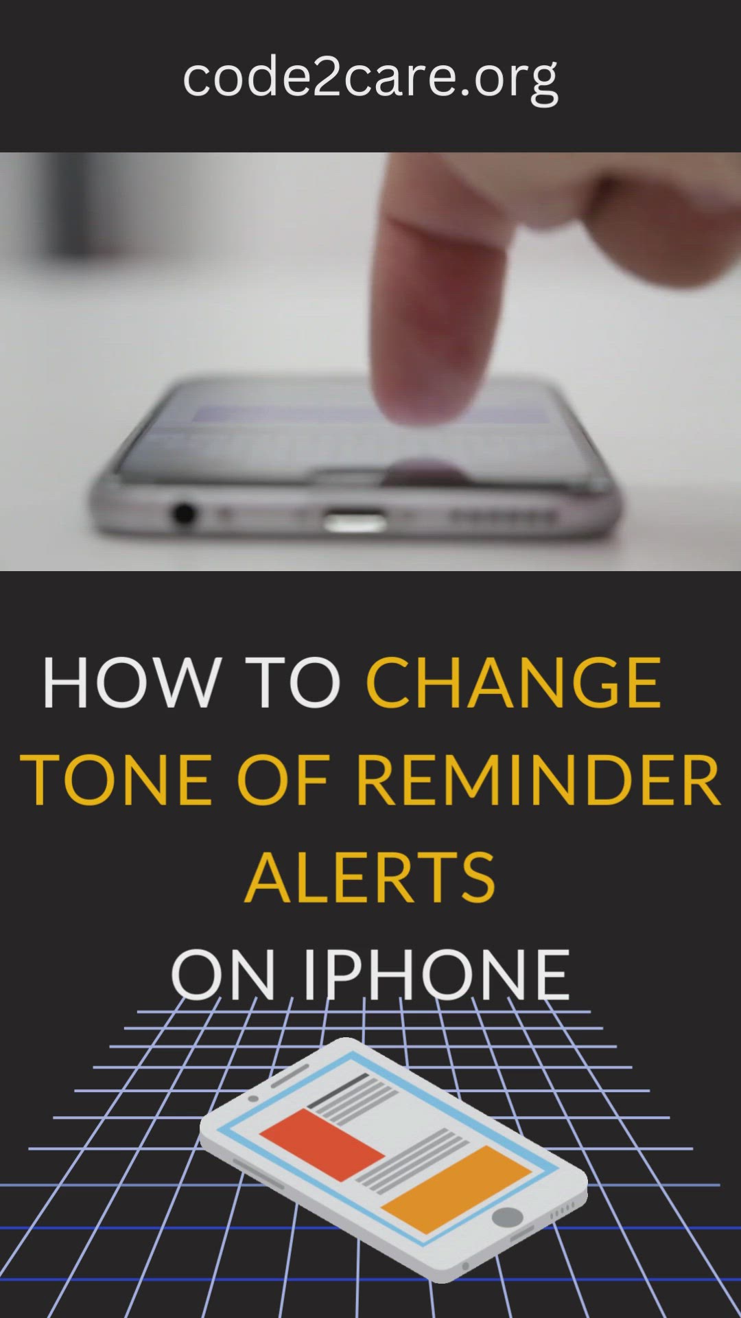 'Video thumbnail for How to Change tone of Calendar Alerts on iPhone'