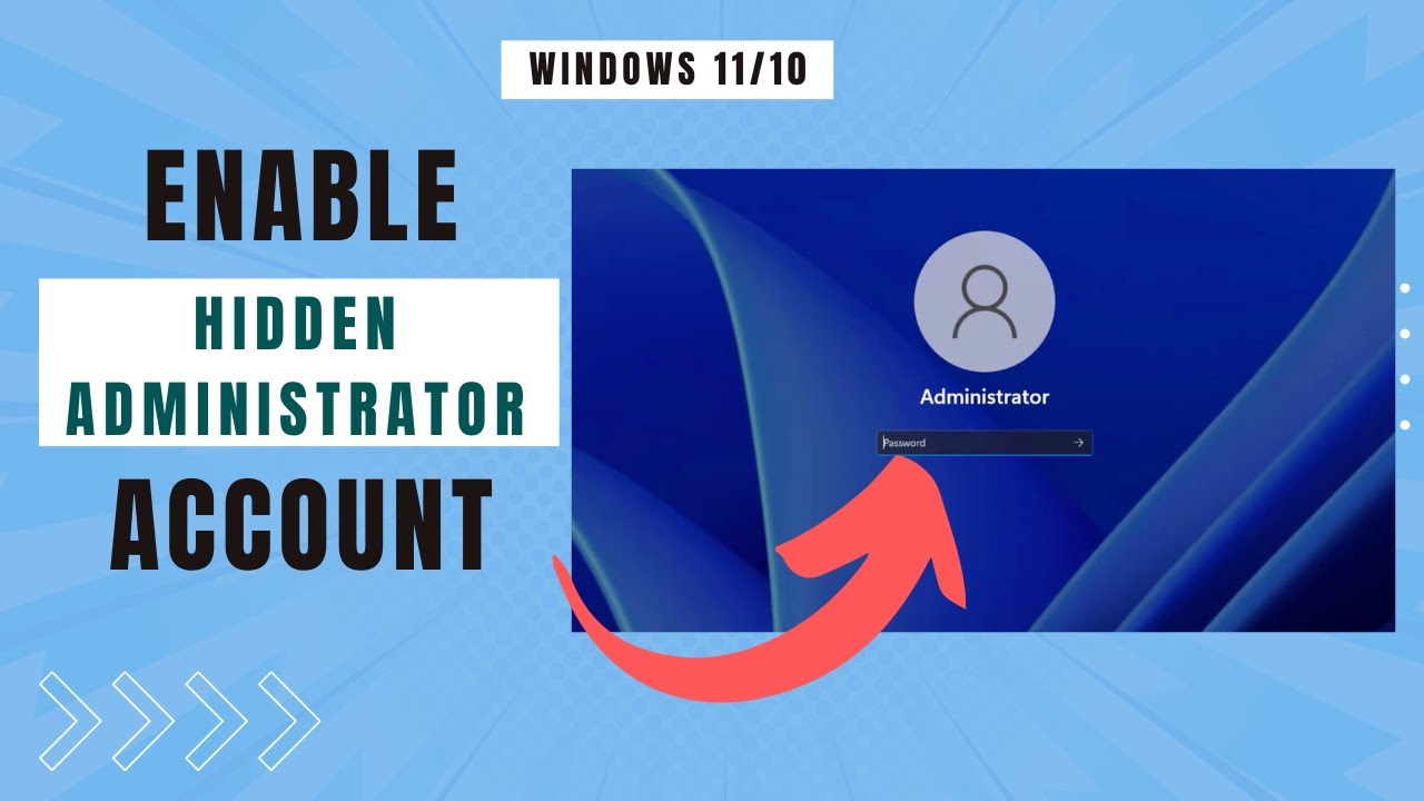 Video thumbnail for How To Enable Administrator Account In Windows 11 & 10