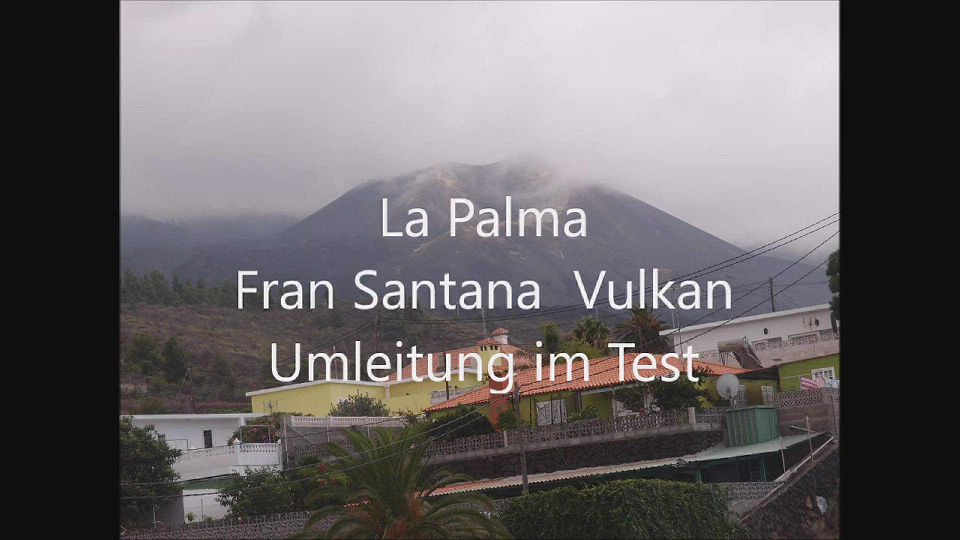 'Video thumbnail for Fran Santana Weg oberhalb des neuen Vulkans von La Palma getestet'