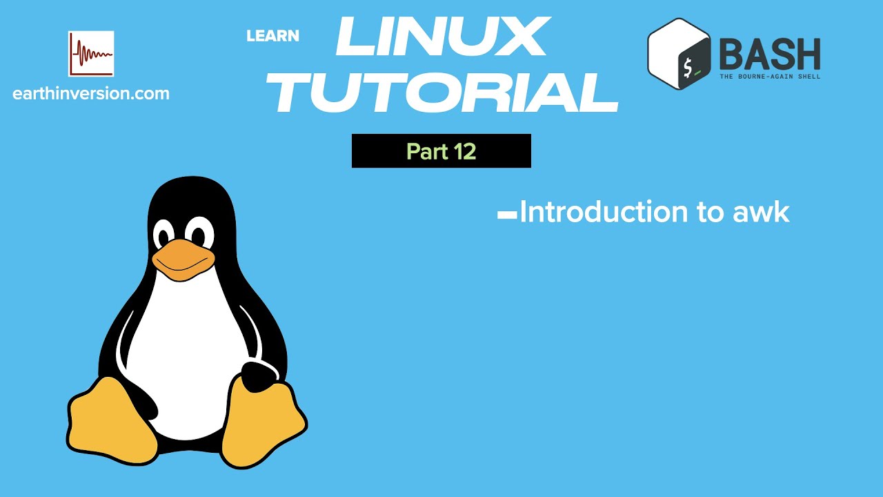 'Video thumbnail for Linux Tutorial Part 12: awk command'