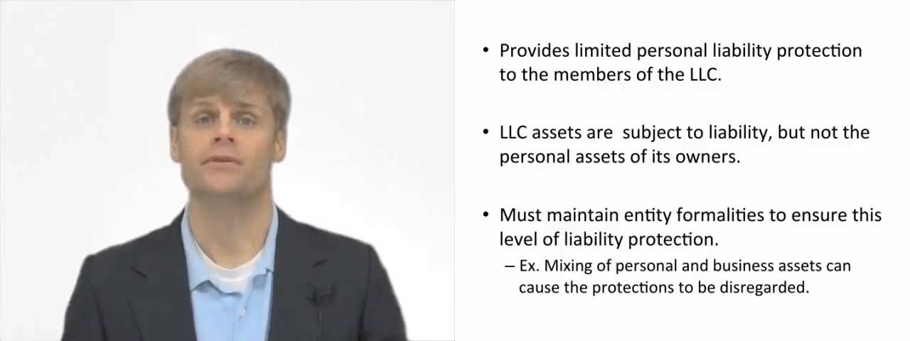 'Video thumbnail for Personal Liability in LLC'