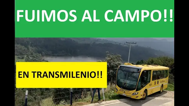 'Video thumbnail for 😎Fuimos al campo 🏕 en un BUS de TRANSMILENIO!!! 🚍 con el Profe de los Buses!!'