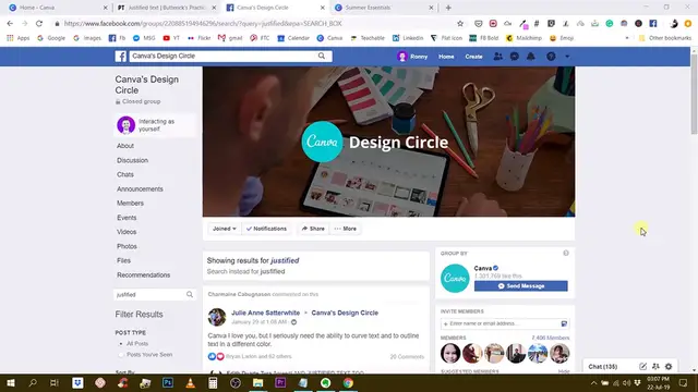 'Video thumbnail for Canva_ How to Justify your Text'