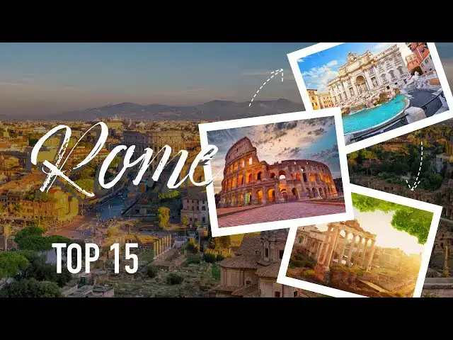 'Video thumbnail for Rome: the 15 essential things to do'