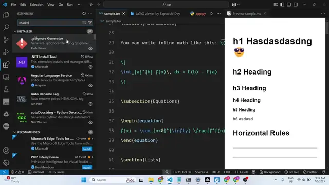 'Video thumbnail for How to Convert Markdown Files to PDF,HTML & PNG,JPG Images Automatically in VSCode IDE'
