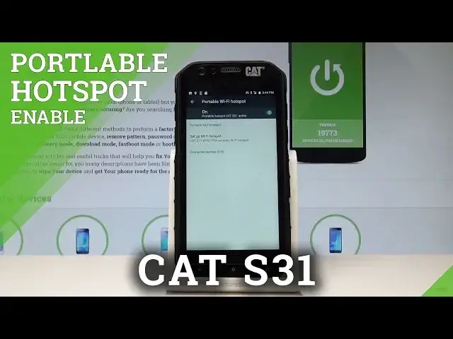 'Video thumbnail for How to Create Portable Hotspot in CAT S31 - Share Wi-Fi |HardReset.info'