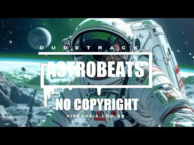 'Video thumbnail for ASTROBEATS copyright free music track produced by DUDETRACKS'