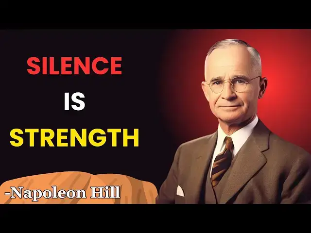 'Video thumbnail for Become Unstoppable Without Saying a Word | Napoleon Hill Classes'