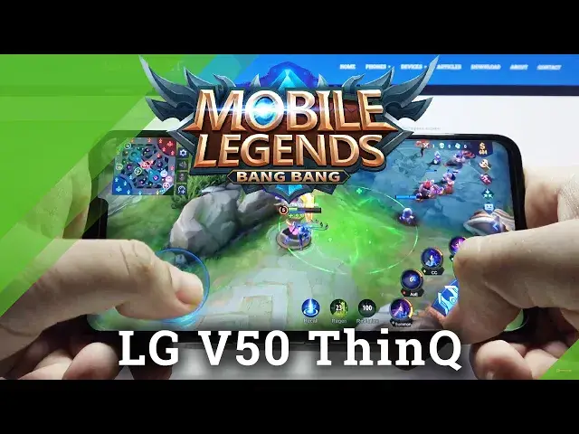 'Video thumbnail for Mobile Legends on LG V50 ThinQ – High Graphic Checkup'