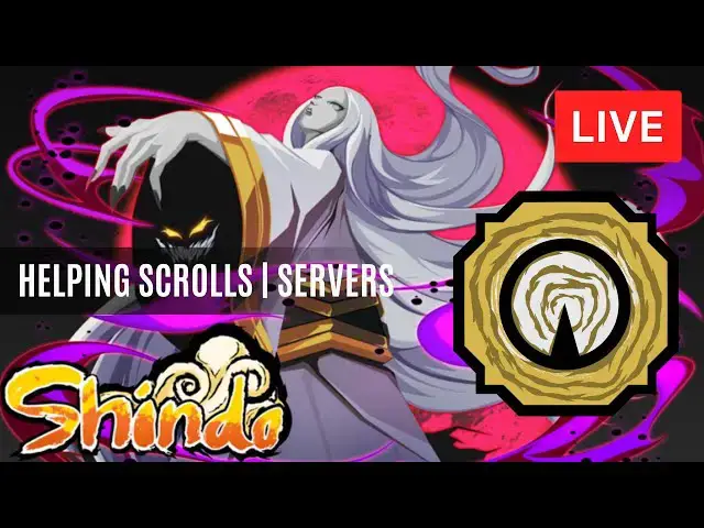 'Video thumbnail for 🔴Shindo Life LIVE SCROLLS CODES| KAGOKU UPDATE | EVENT PRIVATE SERVERS'