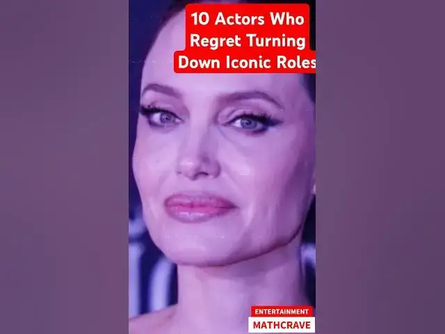 'Video thumbnail for 🎭 10 Actors Who Said NO to Iconic Roles 😱 You Won't Believe #5! 🚀#willsmith'