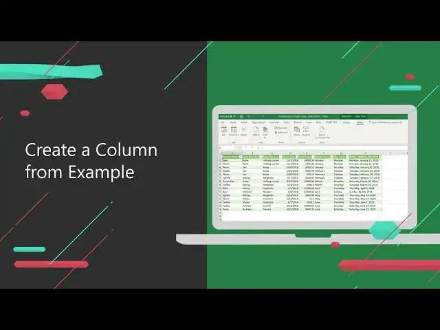 'Video thumbnail for Create a column from an example in power query in Excel |  Tutorial | #shorts |#itsolzone'