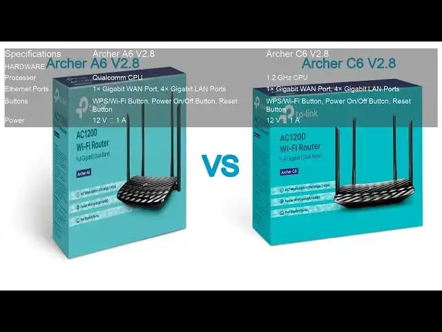 'Video thumbnail for Archer A6 V2 8 VS Archer C6 V2 8'
