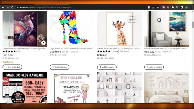 'Video thumbnail for How To Create Digital Wall Art For Etsy (2024)'