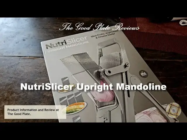 'Video thumbnail for NutriSlicer Upright Mandoline'
