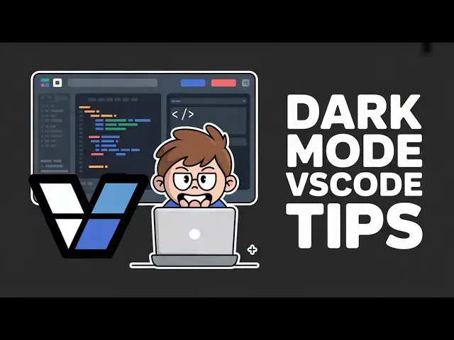 'Video thumbnail for How to Activate Dark & Night Mode Just Black Theme With Syntax Highlighting in VSCode IDE'
