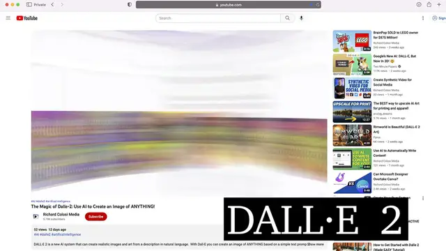 'Video thumbnail for Which is the Better AI Image Generator_  DALL·E 2 vs. Canva Text-To-Image'