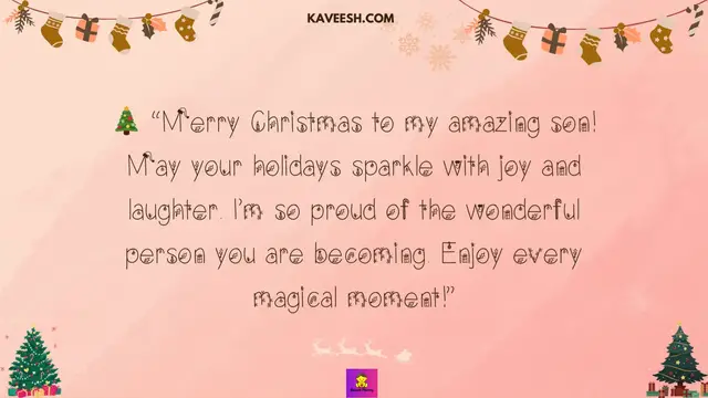'Video thumbnail for christmas wishes for son'