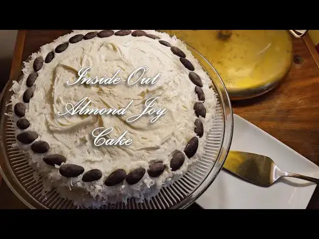 'Video thumbnail for Inside-Out Almond Joy Cake'