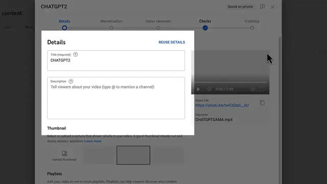 'Video thumbnail for Unleashing the Power of ChatGPT for YouTube Videos_ Title, Descriptions, Tand ags'