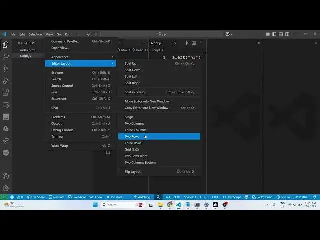 'Video thumbnail for How to Change VSCode IDE Editor Layout in Different Positions'