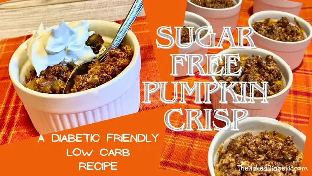 'Video thumbnail for Sugar Free Pumpkin Crisp Recipe   SD 480p'