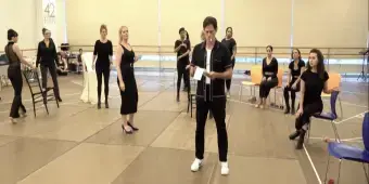 'Video thumbnail for Video: Hear From Steven Pasquale & More From the Cast of NINE'