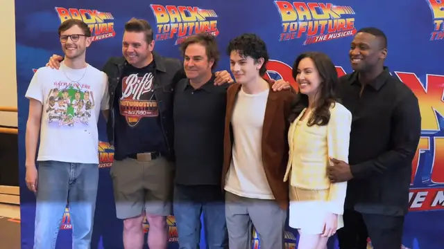 'Video thumbnail for Video: BACK TO THE FUTURE Company Is Getting Ready for Broadway'