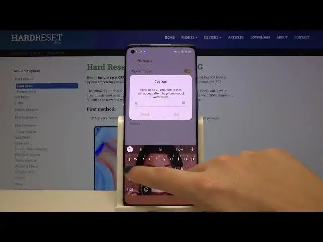 'Video thumbnail for How to Manage Camera Watermark on OPPO Reno4 Pro – Set Up Watermark'