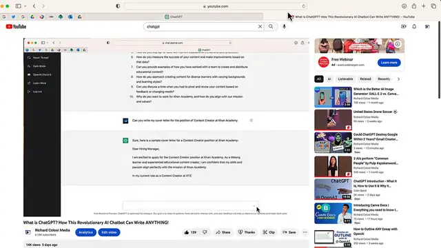 'Video thumbnail for Will ChatGPT Help Students Cheat_ _  AI’s Impact on Writing Assignments'