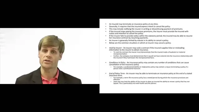 'Video thumbnail for Requirements for Cancelling an Insurance Contract'