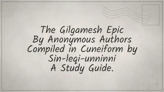 'Video thumbnail for Gilgamesh: a Study Guide'