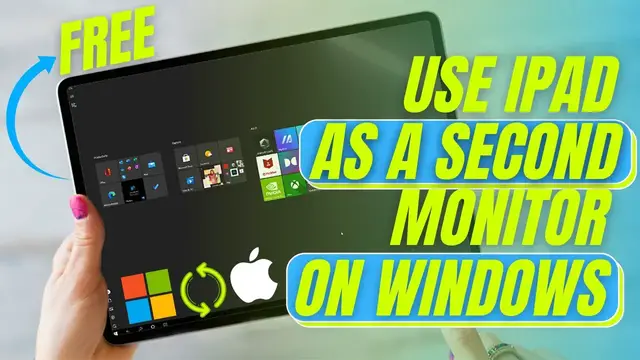 'Video thumbnail for How To Use iPad As Second Monitor On Windows wirelessly | Best Duet Display Alternative'