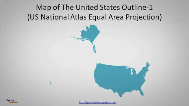 'Video thumbnail for USA Map Outline in 4 Projections'