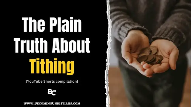 'Video thumbnail for The Plain Truth About Tithing [YouTube Shorts compilation]'