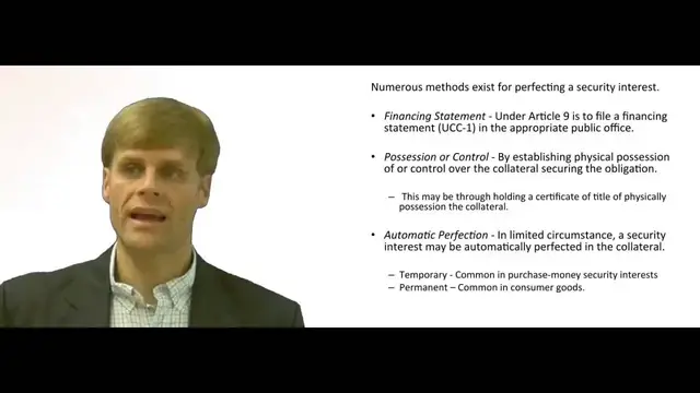 'Video thumbnail for Methods of Perfecting a Security Interest in Personal Property'