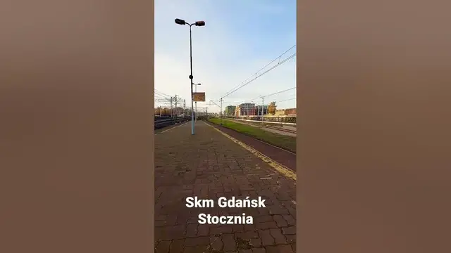 'Video thumbnail for Przystanek skm Gdańsk Stocznia'