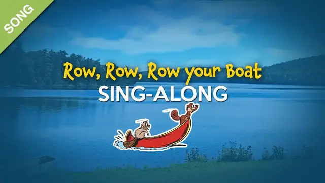 'Video thumbnail for Row Row Row Your Boat [SONG] | Nursery Rhymes Sing-Along'