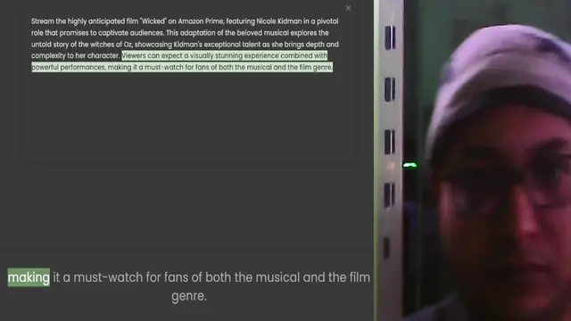'Video thumbnail for Stream the highly anticipated film Wicked on Amazon Prime, featuring Nicole Kidman in a pivotal role that promises to captivate audiences. This adaptation of the beloved musical explores the untold story of the witches of Oz, showcasing K'