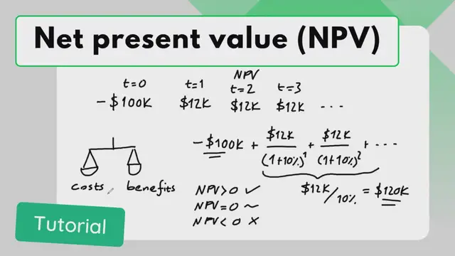 'Video thumbnail for What is "net present value" (NPV)?'