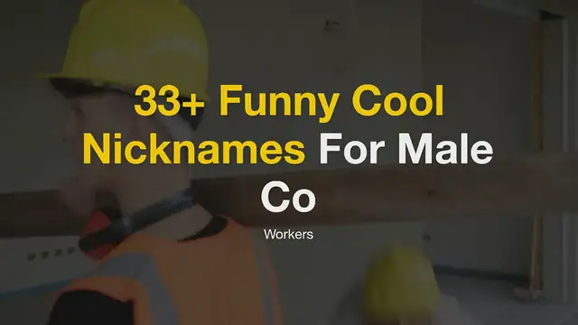 'Video thumbnail for Nicknames For Male Co-Workers | 33+ Funny Cool Nicknames For Male Co-Workers'