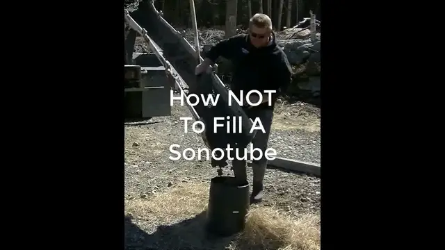 'Video thumbnail for How NOT To Fill A Sonotube With Concrete #shorts'