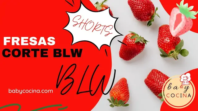 'Video thumbnail for FRESAS BLW 🍓 | Cómo OFRECER | CORTE SEGURO | Baby Led Weaning | BABYCOCINA | #Shorts #Recetas #Bebés'