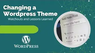'Video thumbnail for Changing Wordpress theme: Things to watch out for and what I learned'
