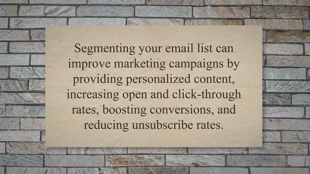 'Video thumbnail for 7 Ways to Segment Your Email List When All You Have is an Email Address'