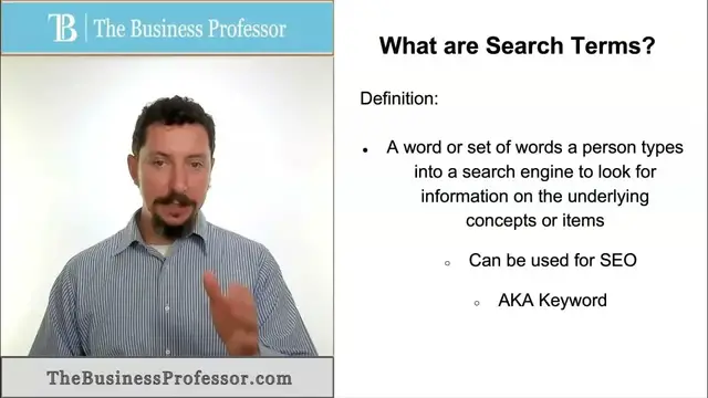 'Video thumbnail for Search Terms (Marketing)'