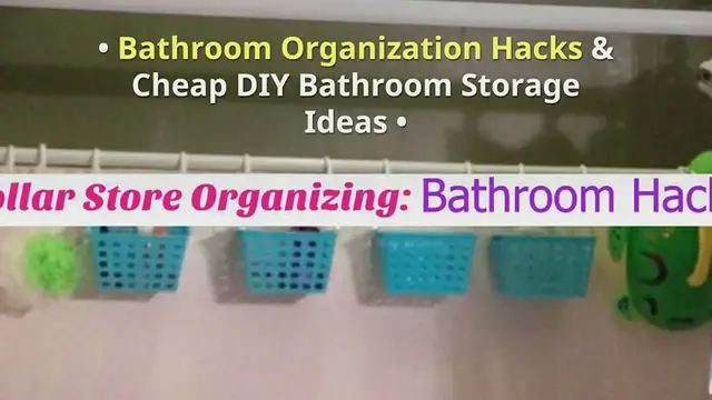 'Video thumbnail for Dollar Tree Bathroom Storage Ideas'
