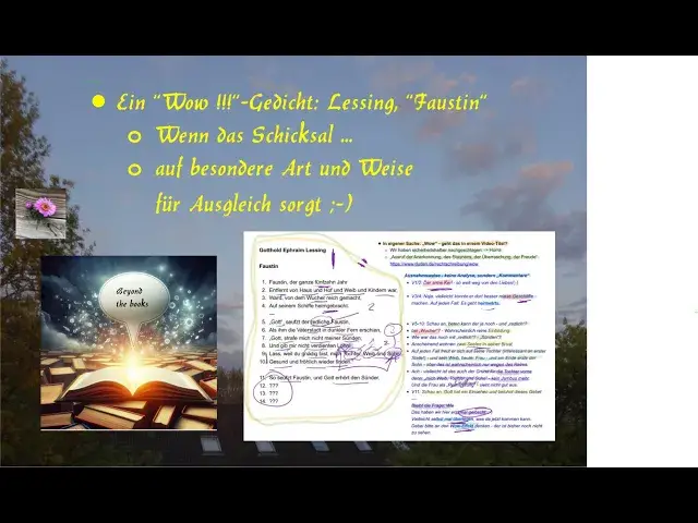 'Video thumbnail for Ein "Wow !!!" - Gedicht: Lessing, "Faustin", Ausgleich für einen Fehltritt auf besondere Art'