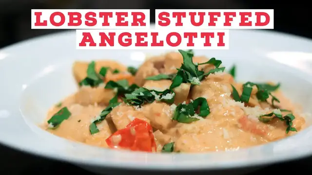 'Video thumbnail for Lobster Stuffed Angelotti with Halibut | Fish du Jour'