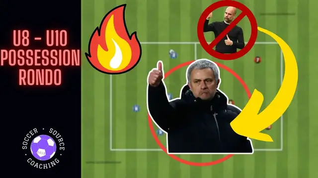 'Video thumbnail for U8 - U10 Possession Rondo Drill | Soccer/ Football Drills'